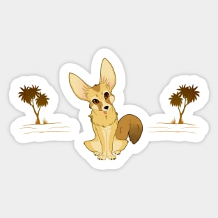 Fennec Fox Sticker